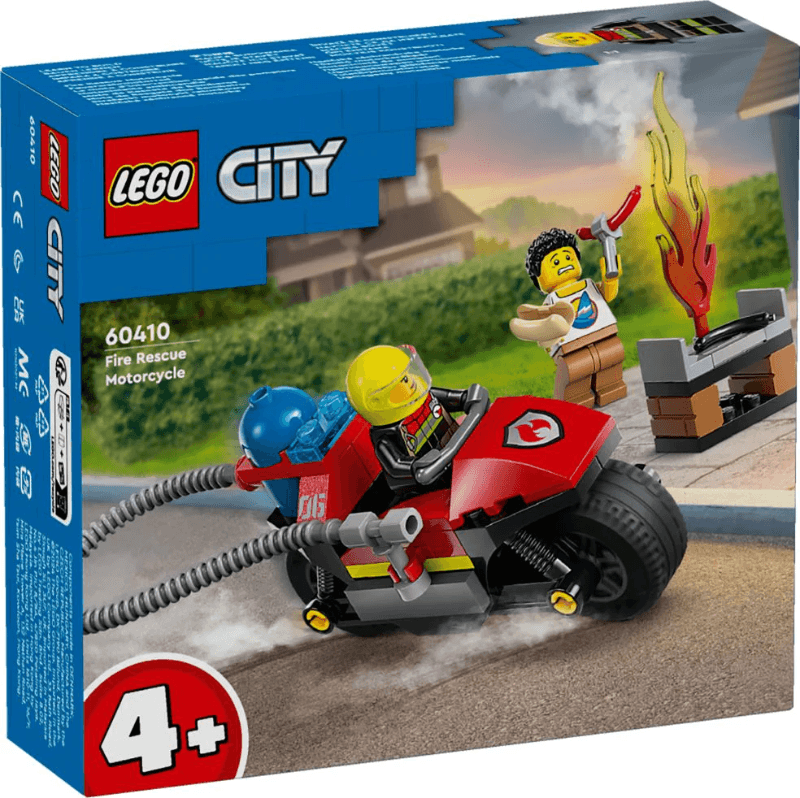 A man is on fire in lego city hotsell