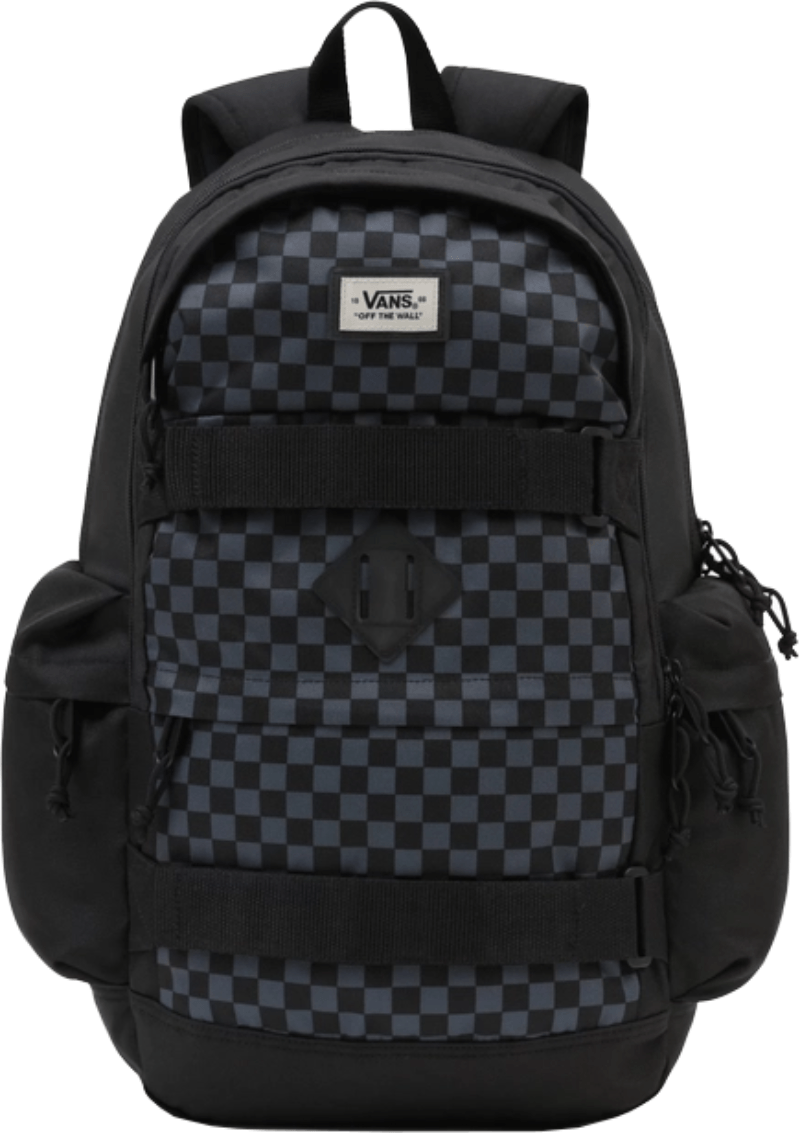 Vans black checkerboard backpack discount