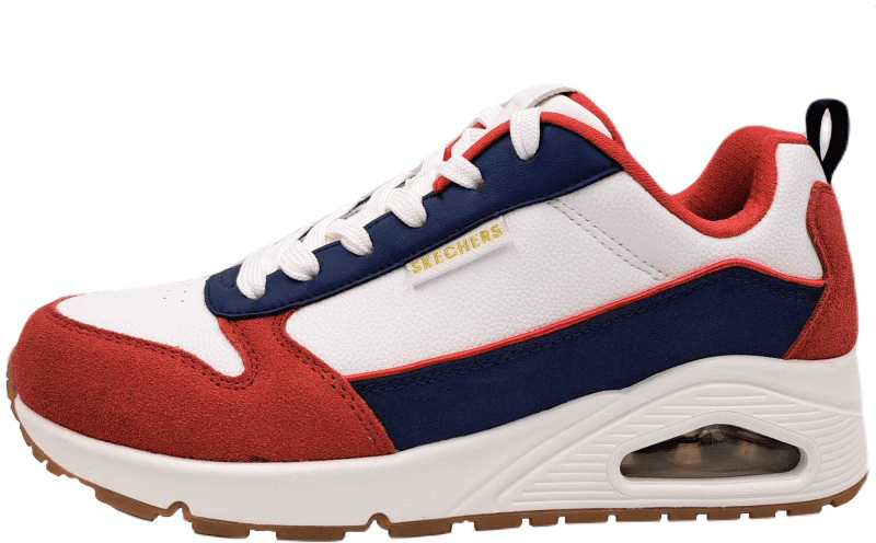 Skechers red white blue store