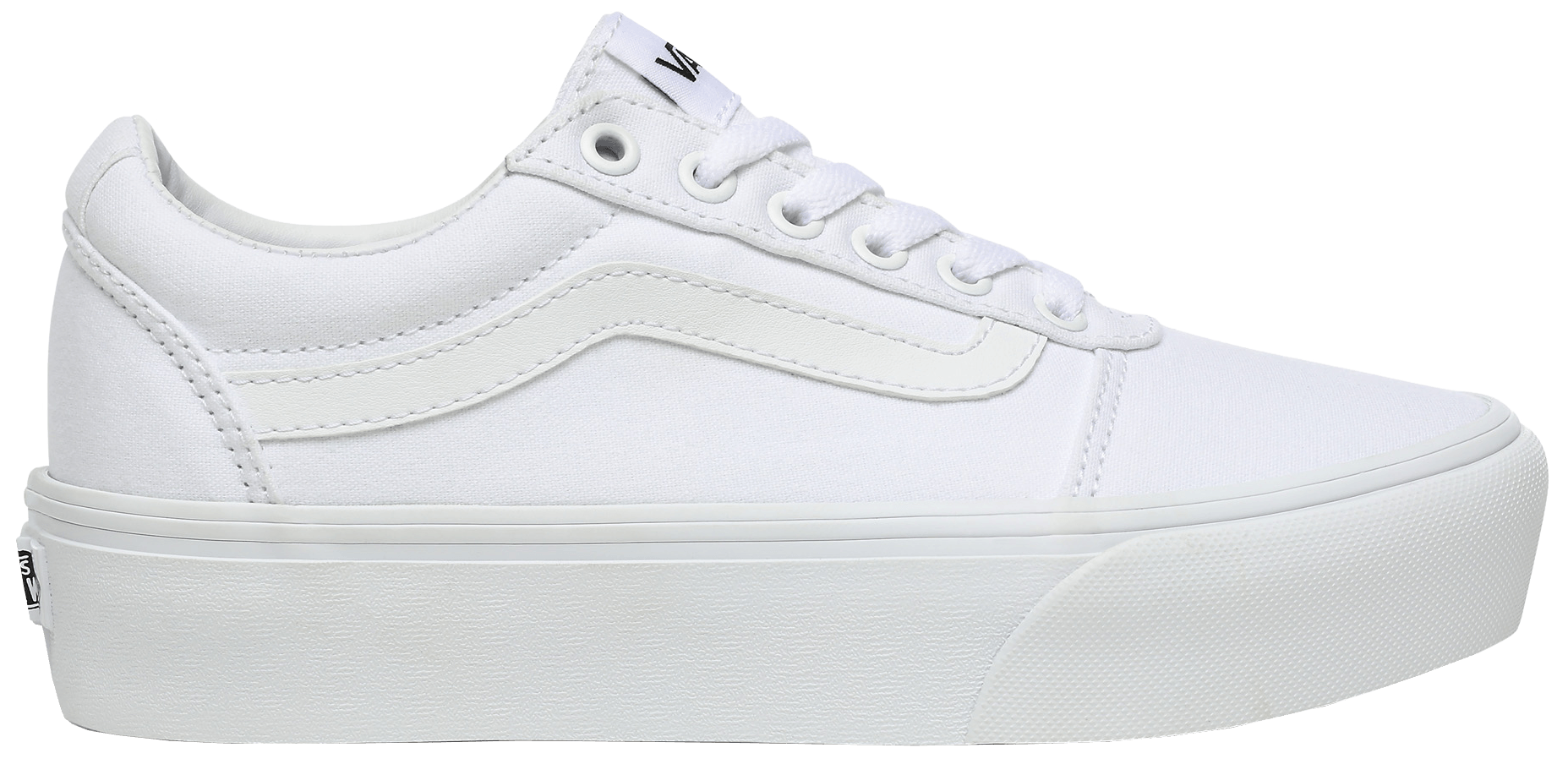 Vans ward all white online