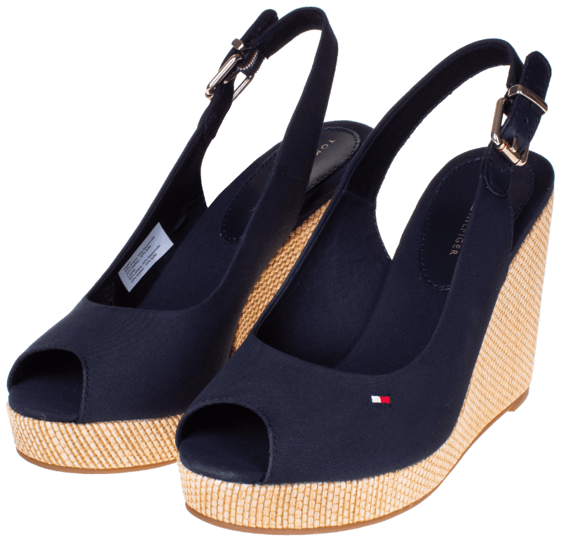 Tommy metallic high wedge sandal store