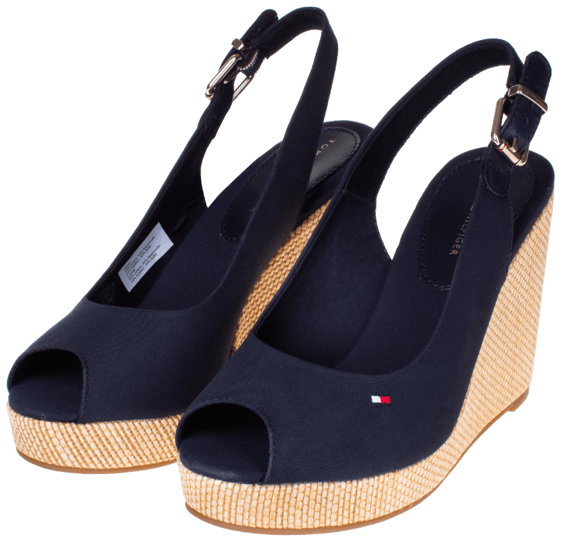 Tommy hilfiger cheap iconic slingback wedges