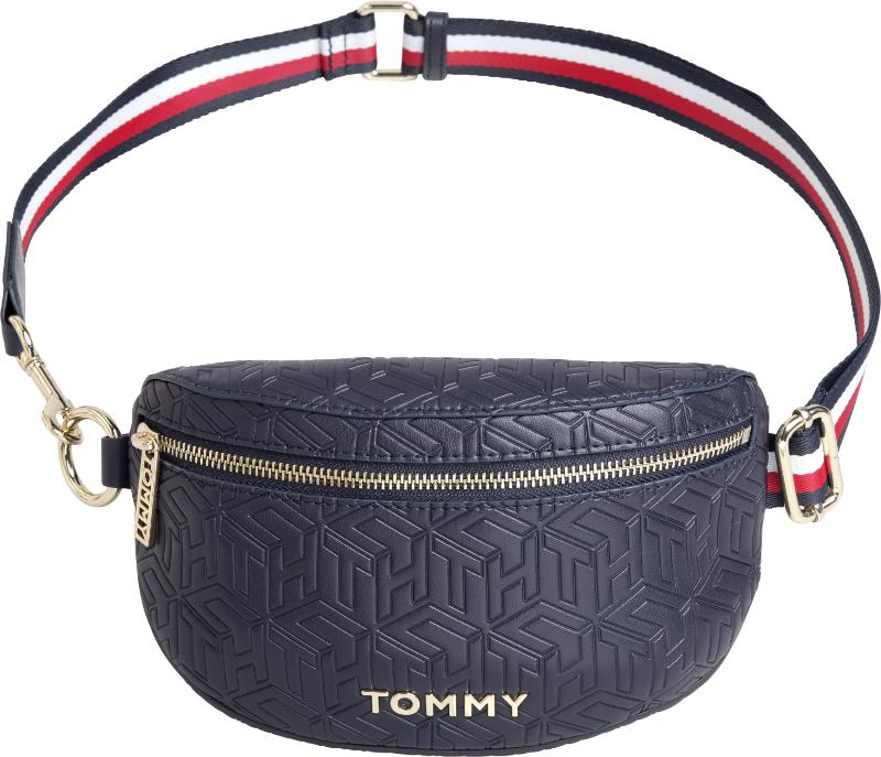 Iconic Tommy Tote PVC. Force Waist Bag Navy
