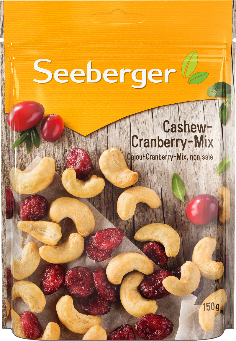 Seeberger - Cashew and Cranberry Mix 150 g