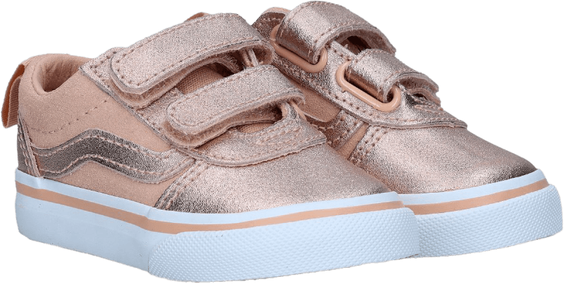 vans femme rose gold