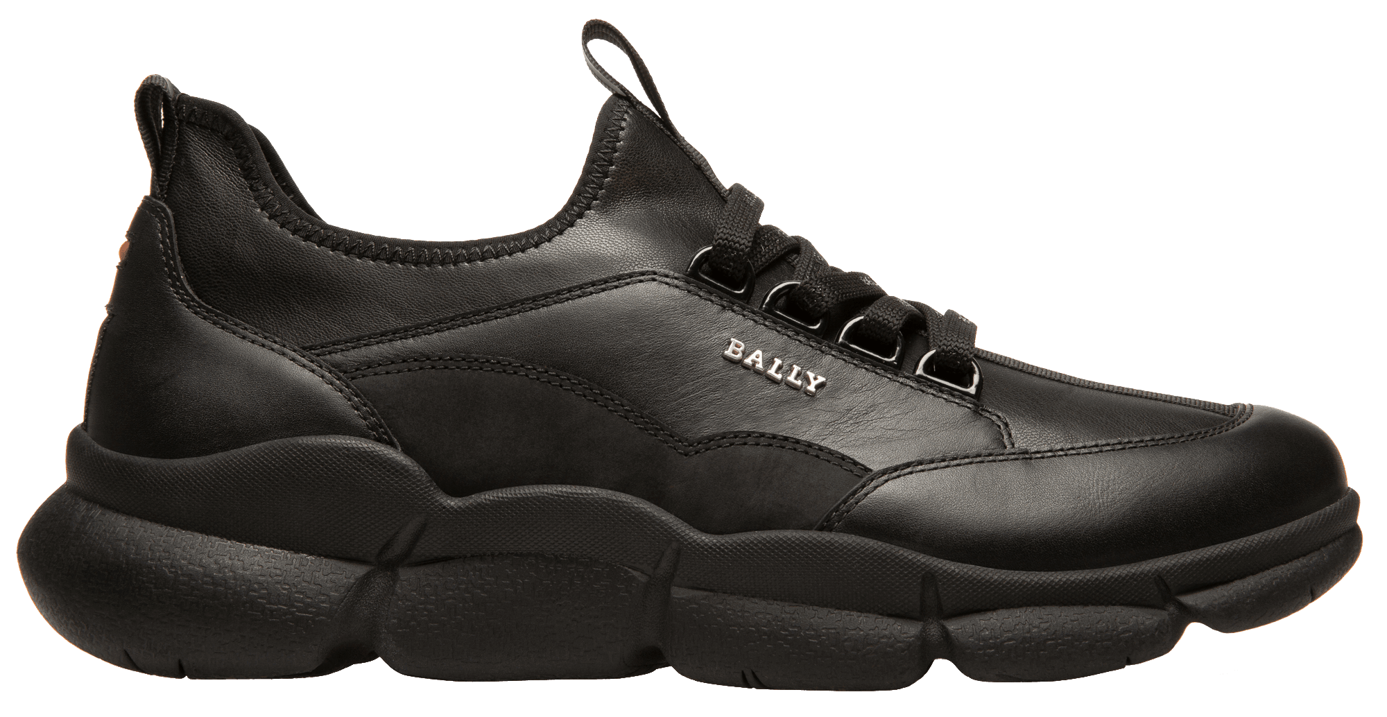 Black bally sneakers hot sale