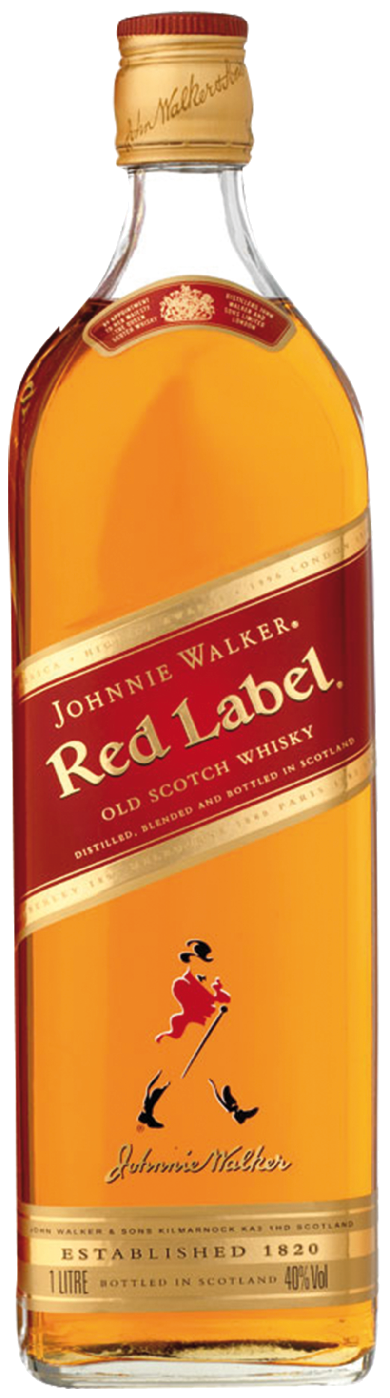 Johnnie Walker - Red 100 cl Label 40% vol