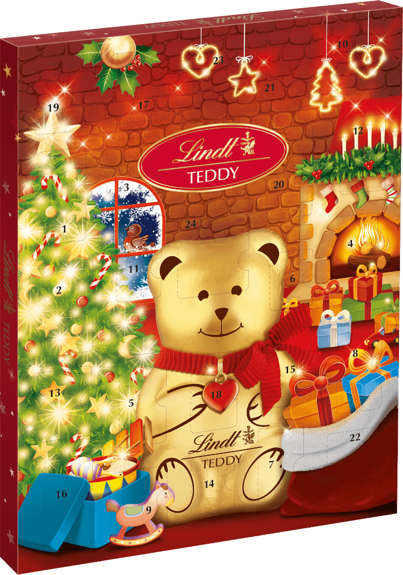 Lindt teddy bear advent calendar shop
