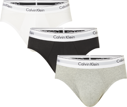 Calvin Klein - Modern Thong 2Pack Black/Grey Heather M
