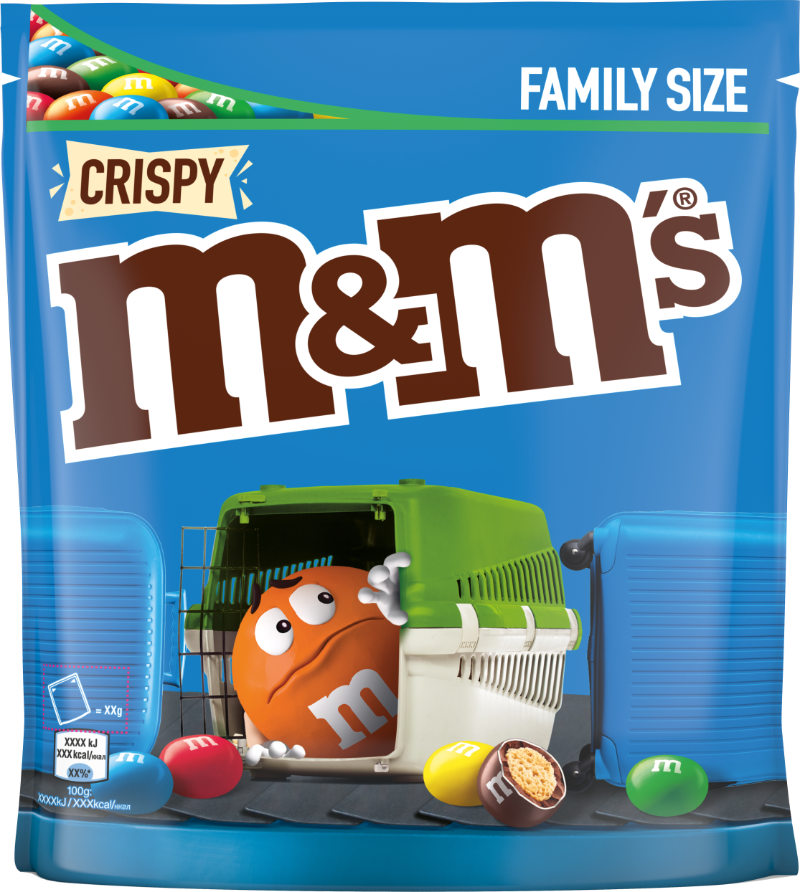M&M's Crispy en sachet personnalisable