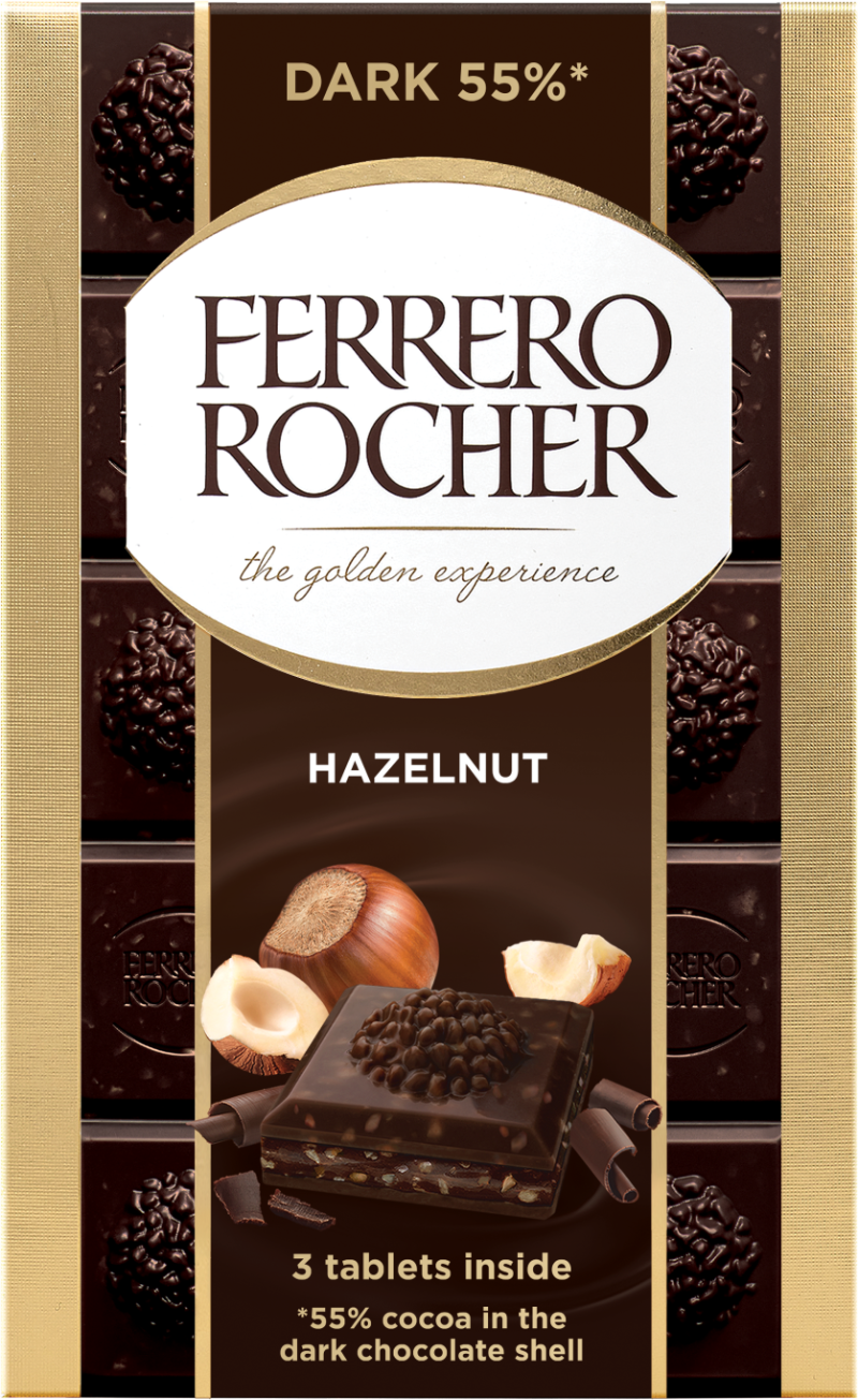 Ferrero Tab Hazelnut Dark Chocolate My American Shop