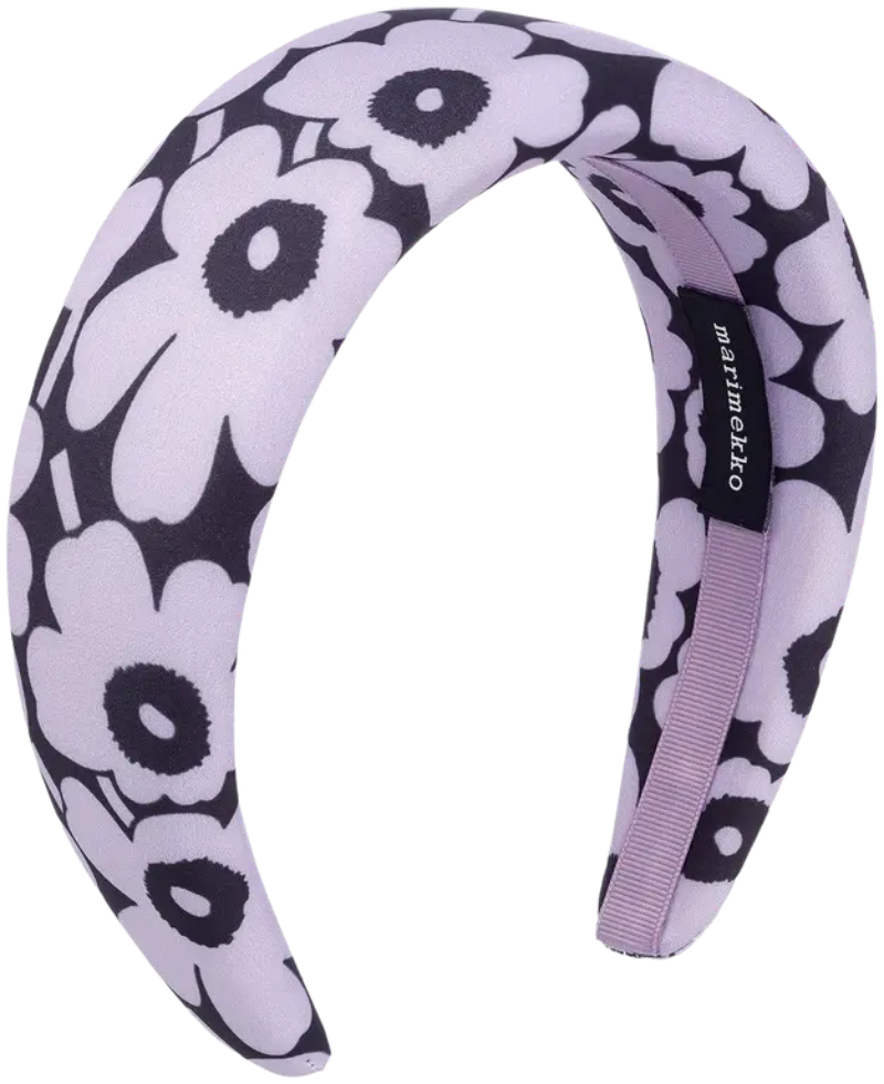 Marimekko - Headband Black, Lilac