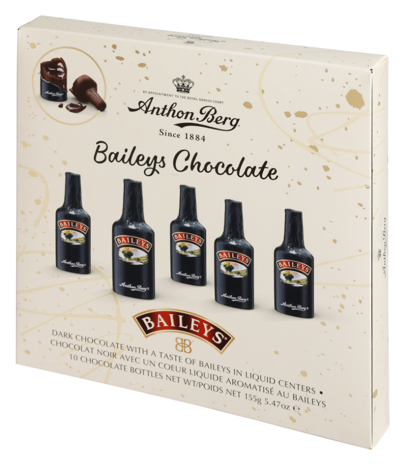 Anthon Berg launches Baileys Irish Cream chocolate bottles : The