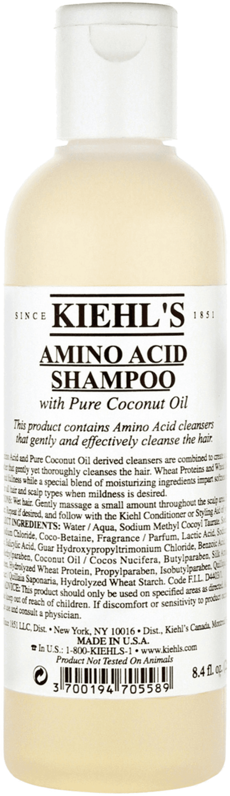 Kiehl's shampoo amino top acid