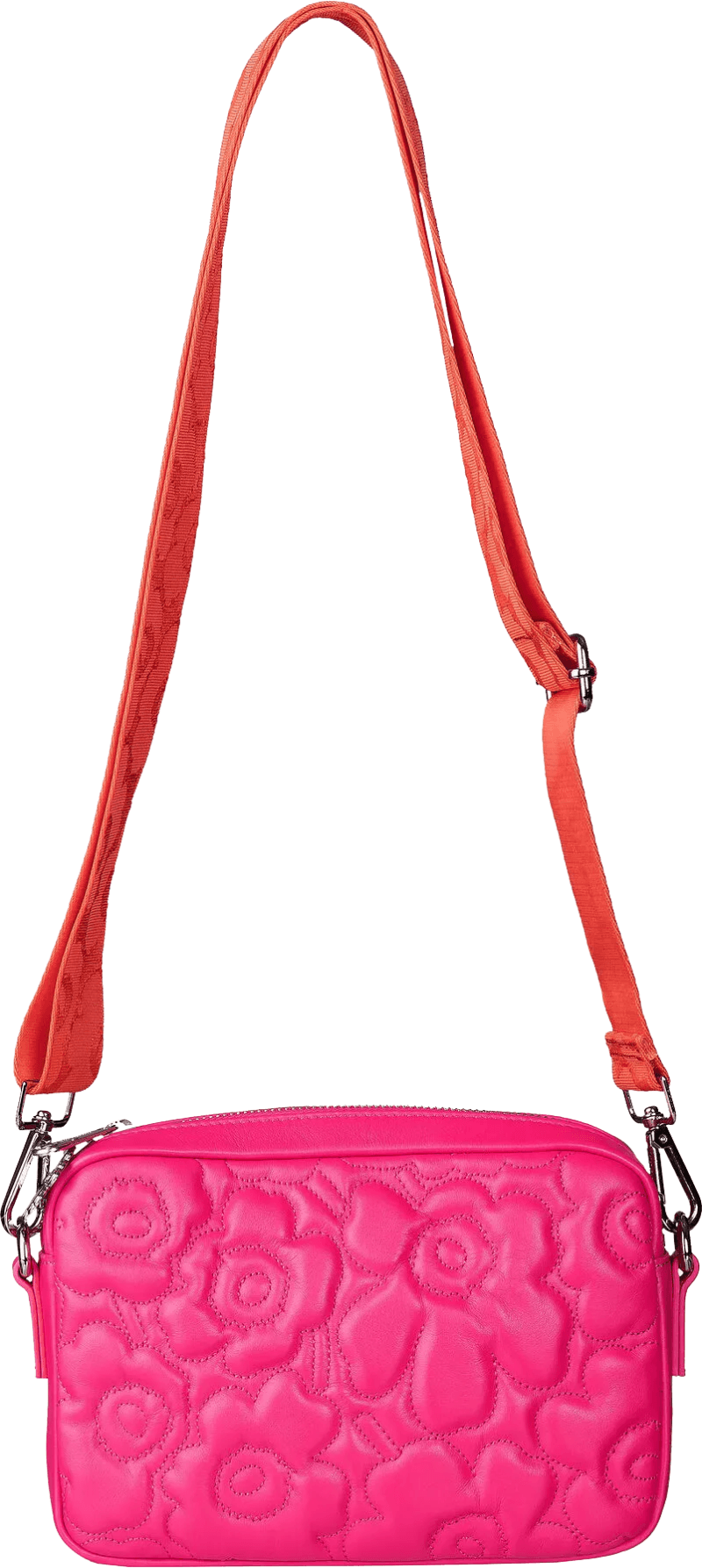 Marimekko Shoulder Bag Pink Orange