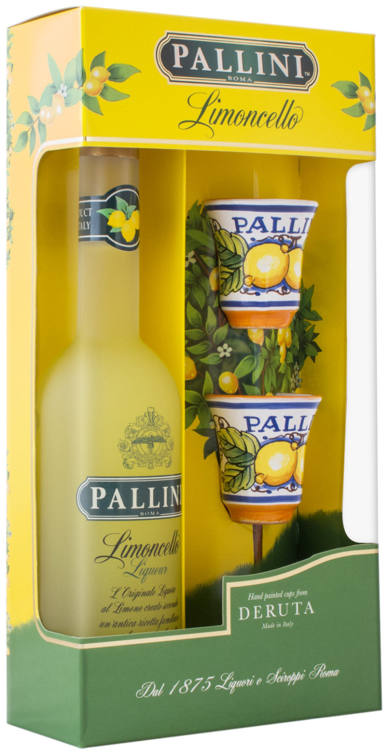 Limoncello cl 26% 50 Giftpack vol Pallini -