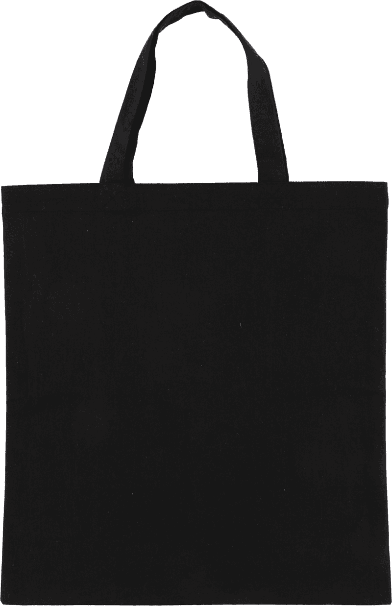 Black canvas clearance bag