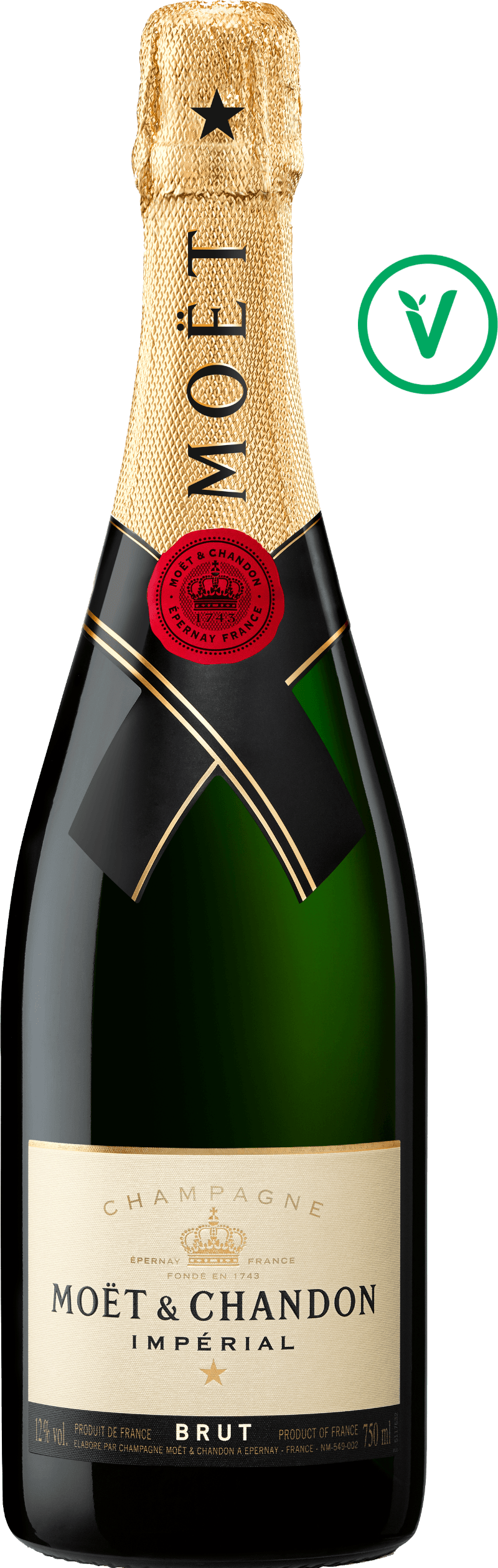 MOET & CHANDON IMPERIAL BRUT GB 750ML*