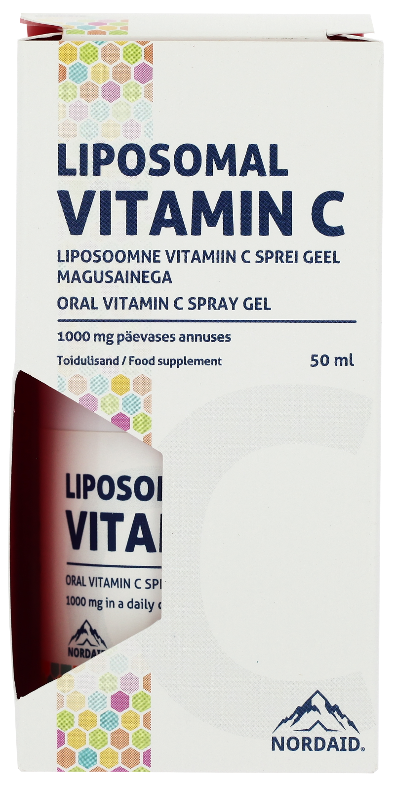 Nordaid Liposomal Vitamin C Spray Gel 1000 Mg 50 Ml