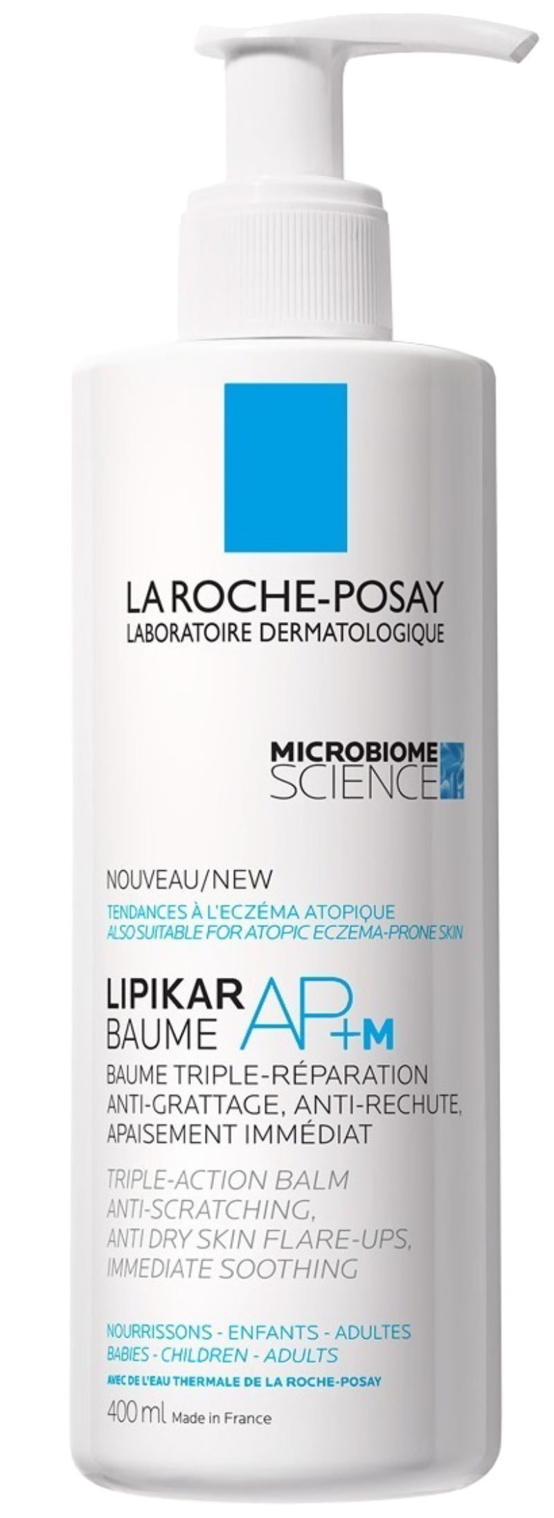 Elastisk valse fjer La Roche-Posay - Lipikar Baume AP+M Body Balm 400 ml