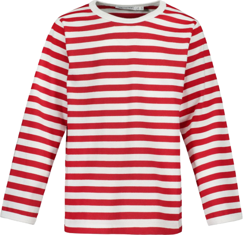 Marimekko - Kids Pitkähiha T-Shirt white, red 116/122