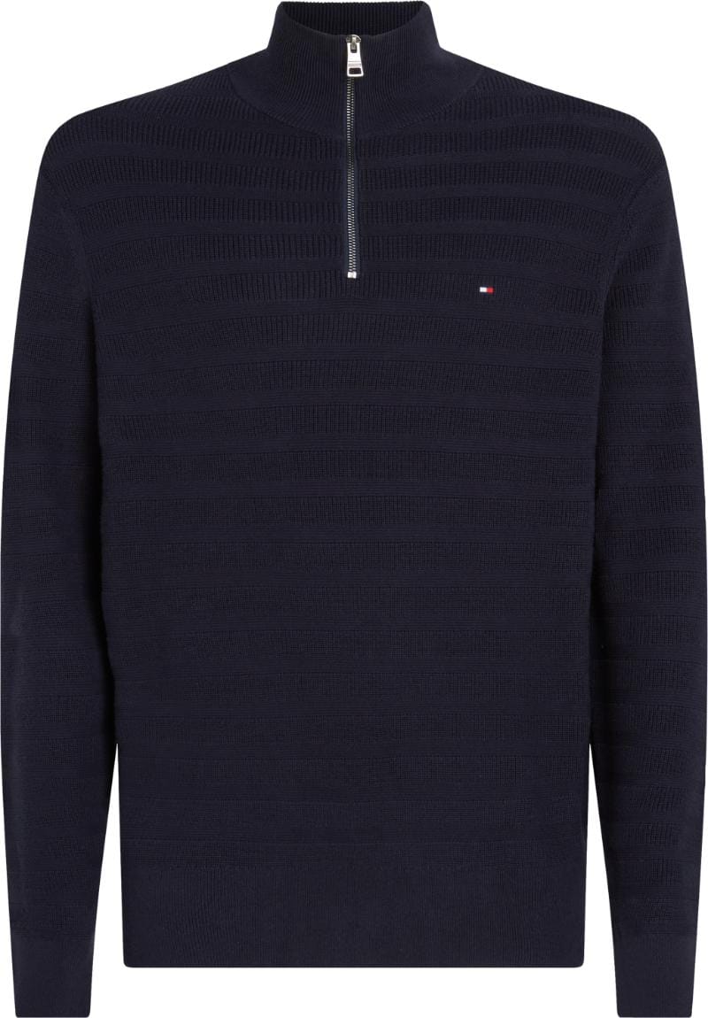 Desert Sky Hilfiger Quarter Zip Sweater Tommy Hilfiger Half Zip