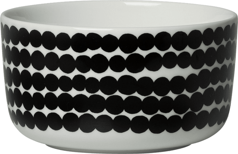 Black and white plate