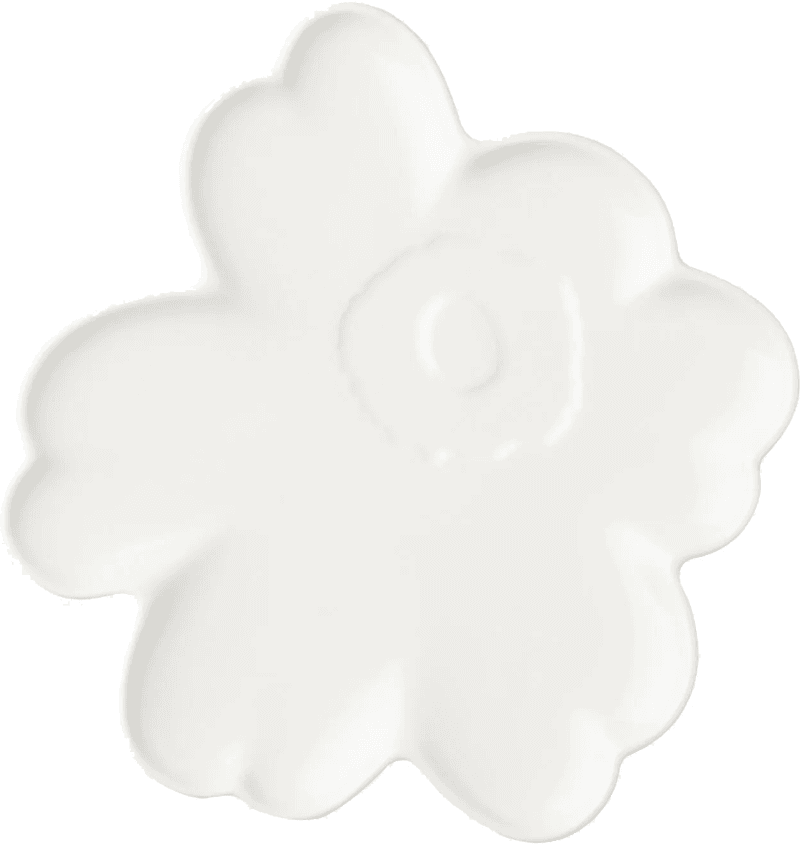Marimekko - Plate White 20 cm