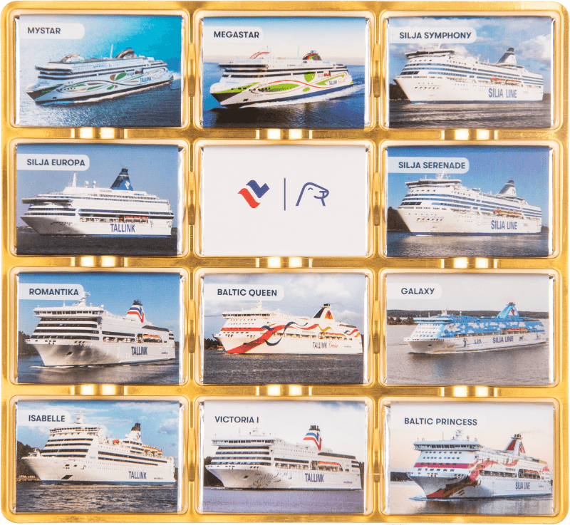 Tallink Silja Line Ship's Mini Milk Chocolates Giftpack 102 g - Main Image