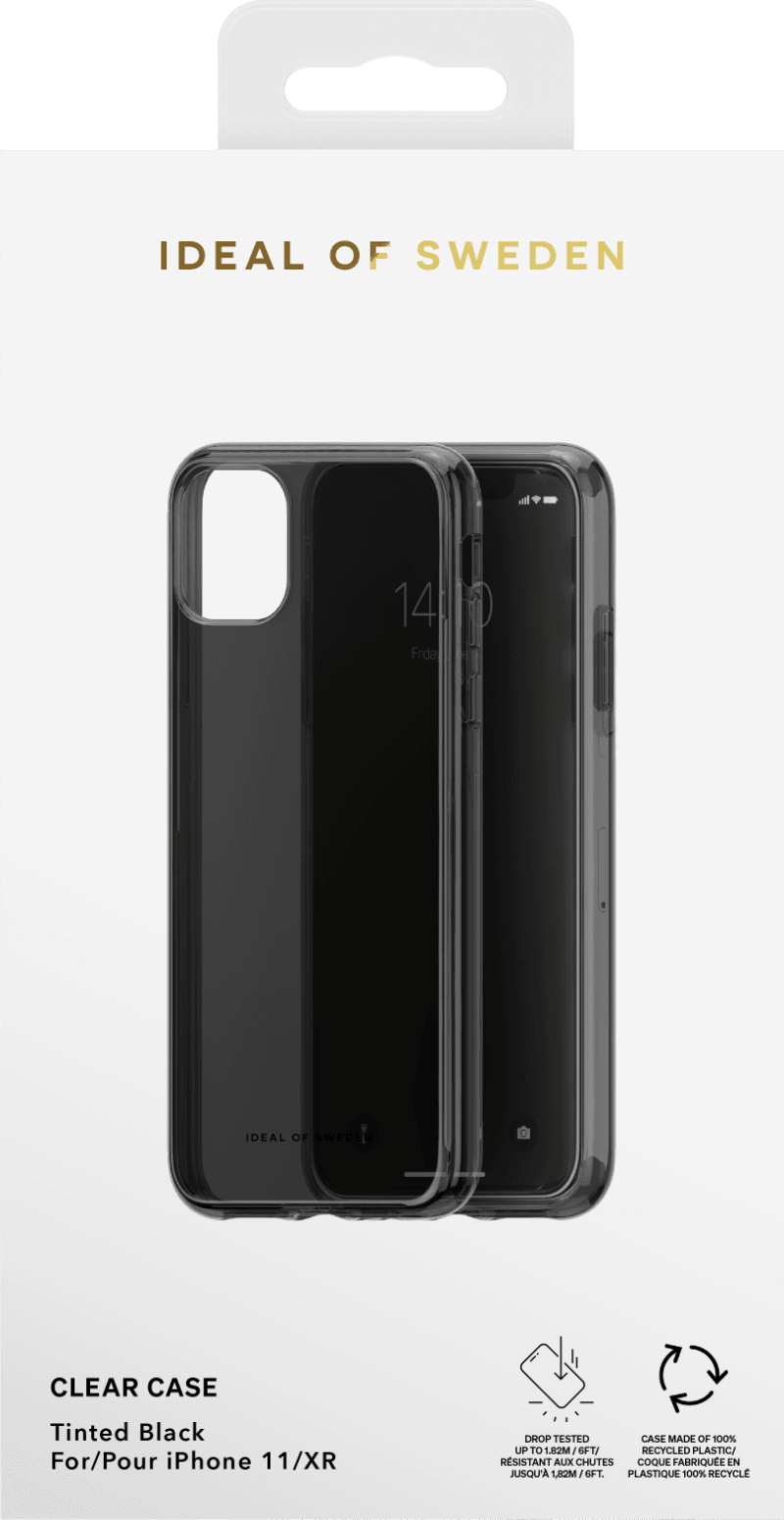 iDeal of Sweden Clear Case iPhone 11/XR Tinted Black