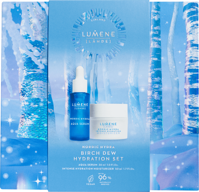 Lumene - Nordic Hydra Birch Dew Hydration Set: Aqua Serum +