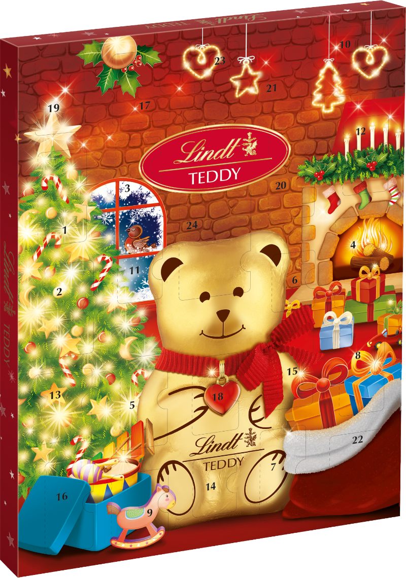 Lindt - Teddy Advent Calendar 170 g