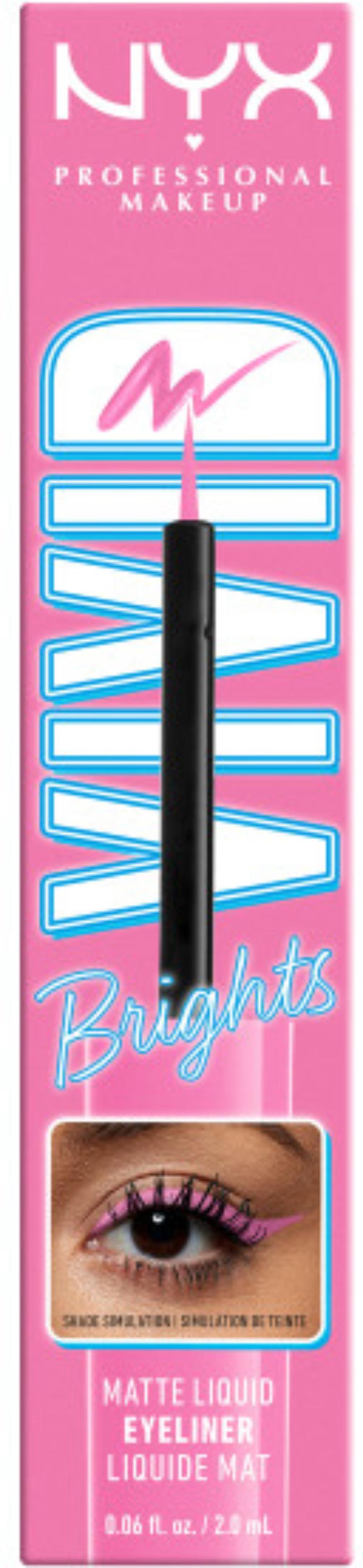 NYX - Vivid Bright Liquid Liner Don\'t Pink Twice 2 ml