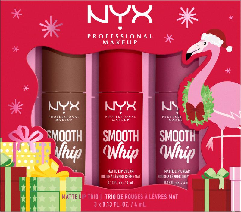 NYX - Christmas Matte Lip Cream Smooth Whip Trio 4+4+4 ml