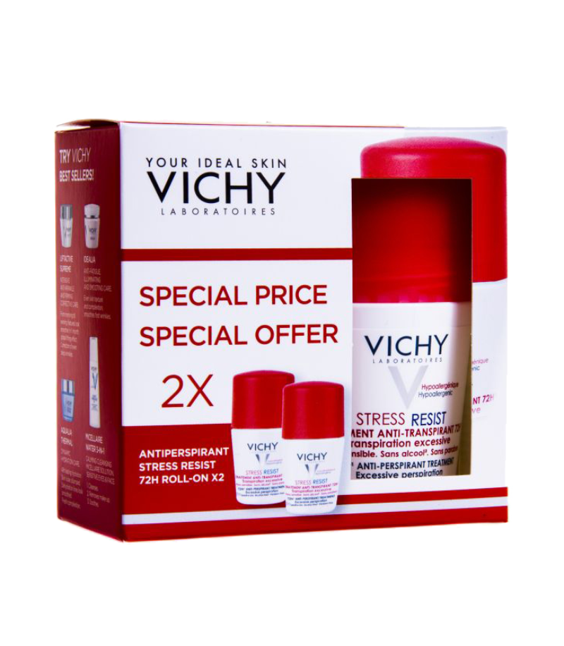 sammensmeltning problem pensionist Vichy - 72h Roll-on Stress Resist Deo Duo 2*50 ml