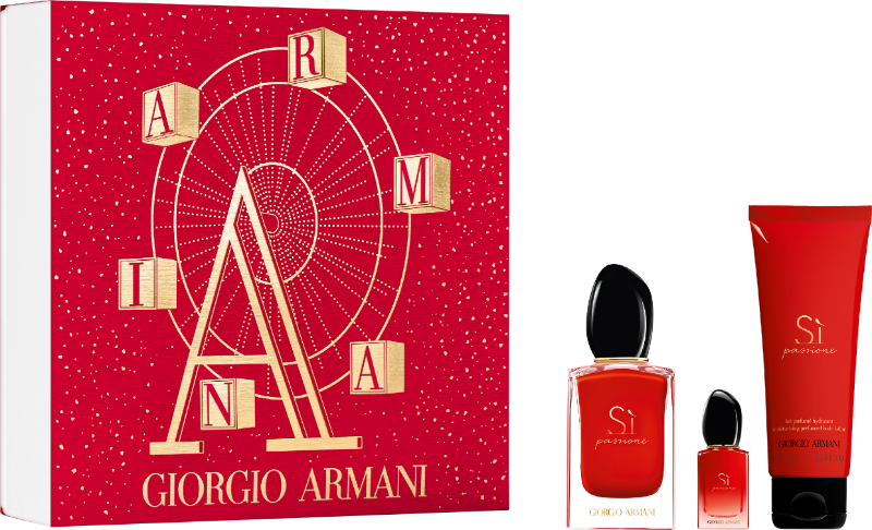 Giorgio Armani - Giorgio Armani Si Passione Set: EdP + EdP + Body Lotion  50+7+75 ml - 3614273877794