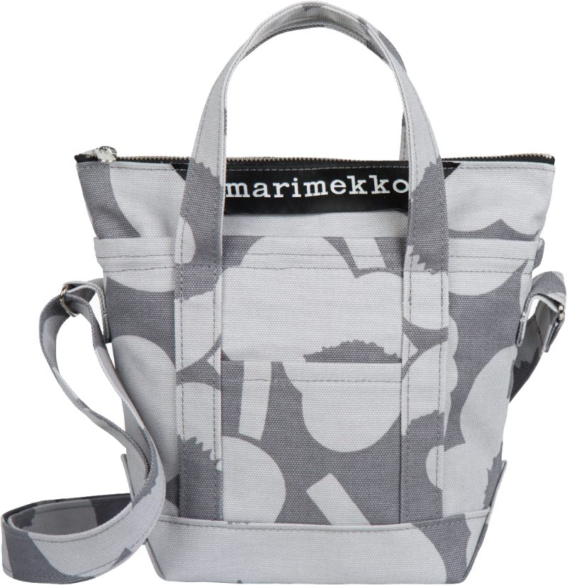 Marimekko - Milli Matkuri Pieni Unikko Bag Grey, light grey 23x15,5x12,5cm