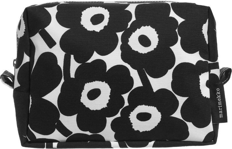Marimekko - Marimekko NEW Vilja Mini Unikko Cosmetic Bag White, black  17x23x10cm - 6411254695760