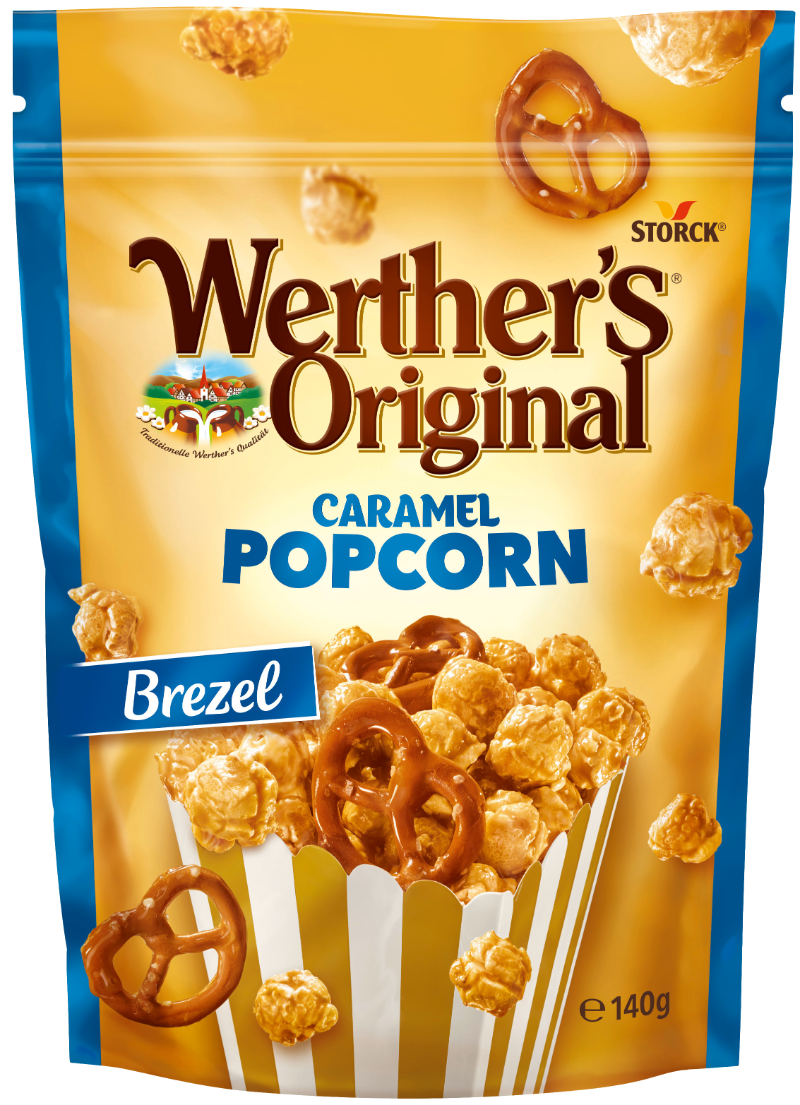 Storck - Werther's Original Caramel Popcorn Brezel 140 g
